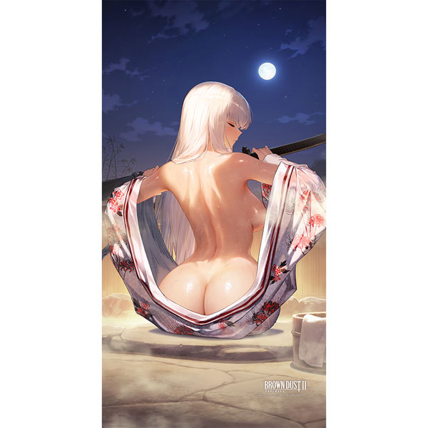 Curtain Damashii [브라운더스트2] 배스 타월 (블레이드 / 온천 소드파이터)