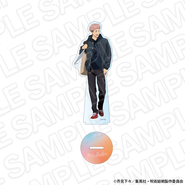 Contents Seed Anime "Jujutsu Kaisen" 5th Anniversary Deka Acrylic Stand Yuji Itadori shopping ver. รูปภาพ 1