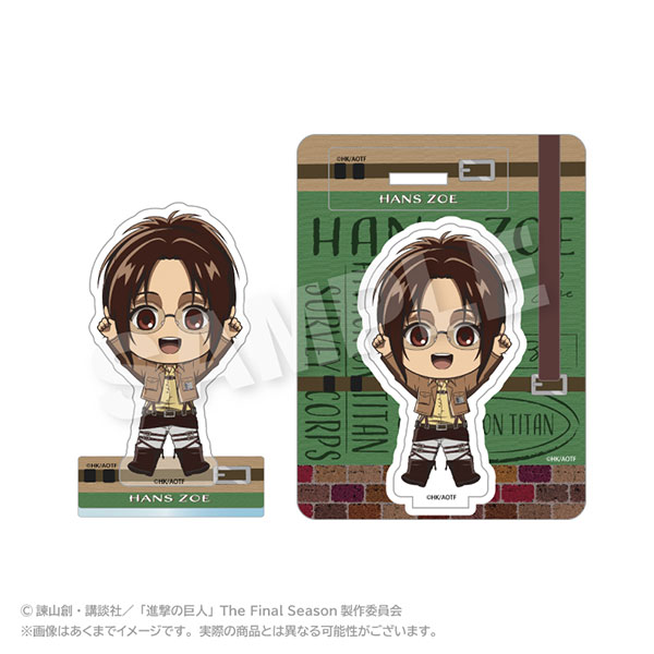 Stella Notes Attack on Titan Point Acrylic Mascot Hange Zoe
