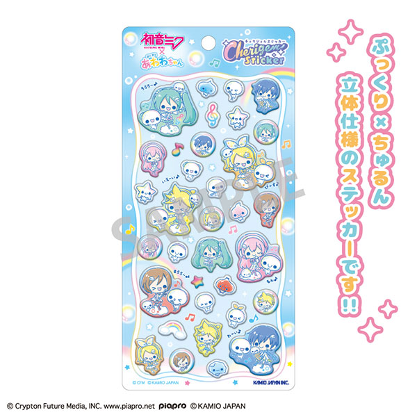 Kamio Japan Hatsune Miku x Pukupukuawawa-chan Cherigem Sticker hình ảnh 1