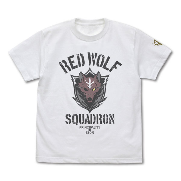 COSPA Gundam: Requiem for Vengeance Red Wolf Squadron T-shirt /WHITE-XL