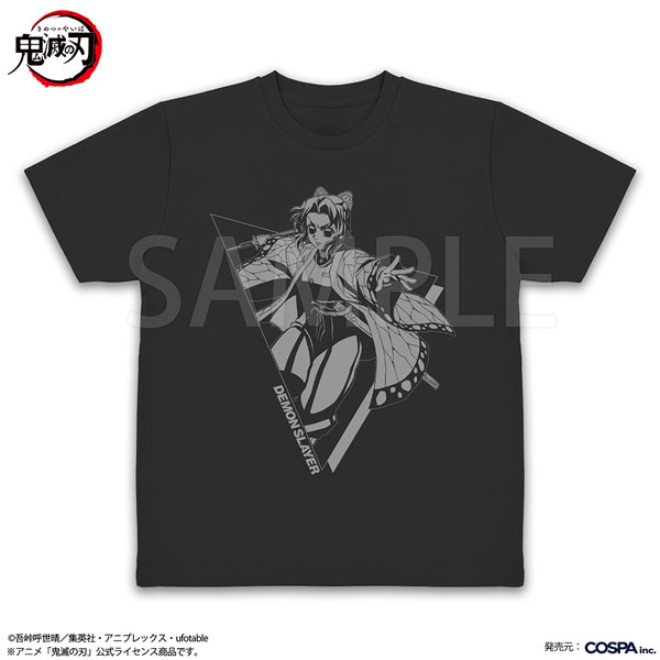 COSPA Anime "Demon Slayer: Kimetsu no Yaiba" Shinobu Kocho Dry T-shirt /BLACK-M รูปภาพ 1