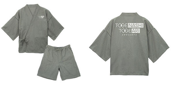 COSPA Girls Band Cry Togenashi Togeari Jinbei /Rikyu Gray - L (XL - XXL)