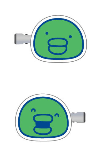 Bandai Tamagotchi Hair Clip Vol.2 03 Kuchipatchi รูปภาพ 1