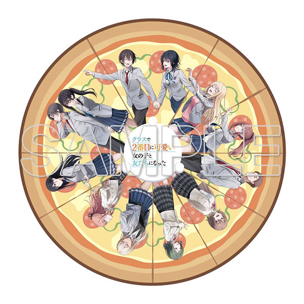KADOKAWA I Became Friends with the Second Cutest Girl in My Class - Conclusion Celebration - Pizza-style Placemat รูปภาพ 1