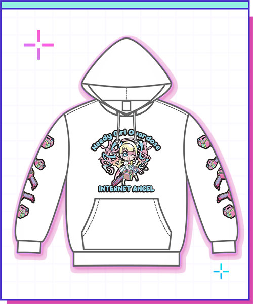 WHY SO SERIOUS? NEEDY STREAMER OVERLOAD Dennou Tenshi Splash Hoodie