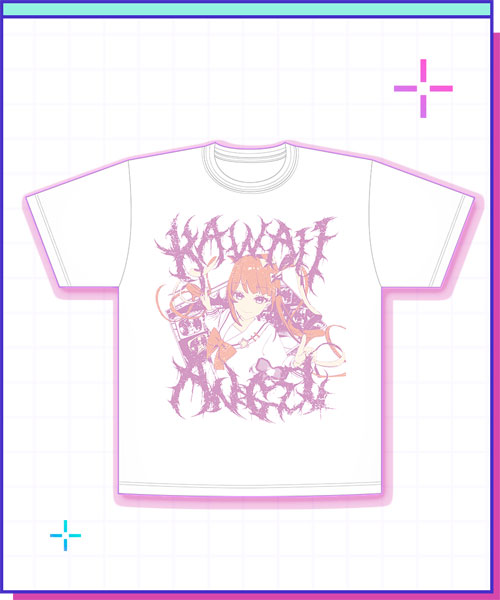 WHY SO SERIOUS? NEEDY STREAMER OVERLOAD Gamen no Naka kara GelBanwa T-shirt (Ver.PINK)