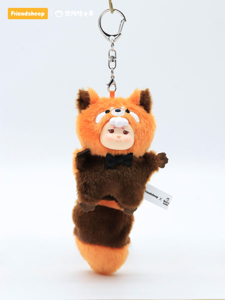 FRIENDSHEEP Fuku Yobu Shippo Series Plush Keychain Red Panda รูปภาพ 1