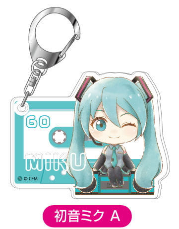 Bandai Acrylic Keychain Hatsune Miku Chocomari 01 Hatsune Miku A