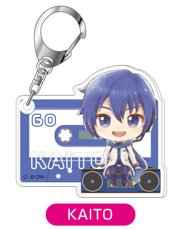 Bandai Acrylic Keychain Hatsune Miku Chocomari 08 KAITO รูปภาพ 1