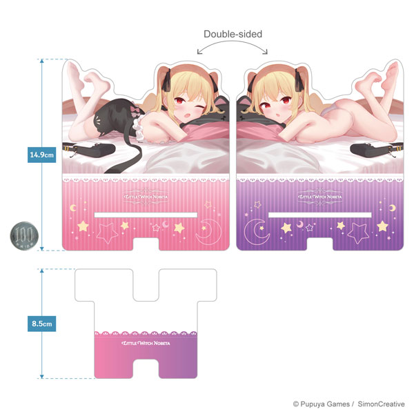 Simon Creative Little Witch Nobeta Midnight Kitty Double-side Acrylic Smartphone Stand รูปภาพ 1