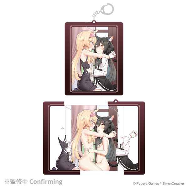 Simon Creative Little Witch Nobeta Undressable Acrylic Figure Nobeta and Black Cat-chan รูปภาพ 1