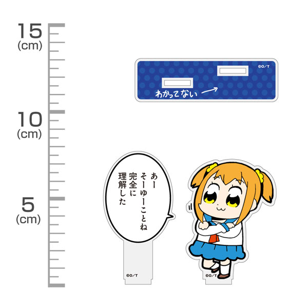 COSPA Pop Team Epic (Original) Popuko "Kanzen ni Rikai Shita" Quote Acrylic Stand รูปภาพ 1