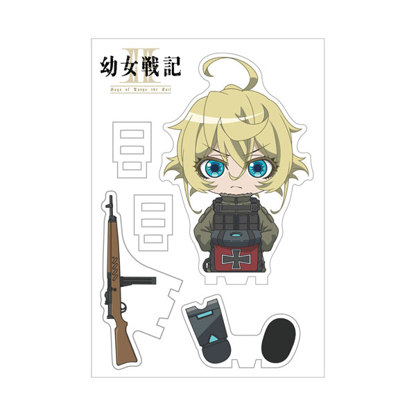 Groove Garage Youjo Senki II Sitting Mascot! Tanya Degurechaff Battle Outfit รูปภาพ 1