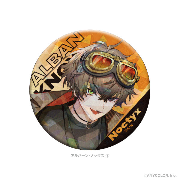 Cyber Agent NIJISANJI EN Hologram Tin Badge Alban Knox (1)
