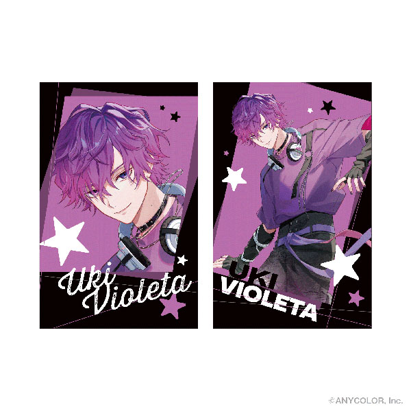 Cyber Agent NIJISANJI EN Photo Style Card 2pc. Set Uki Violeta