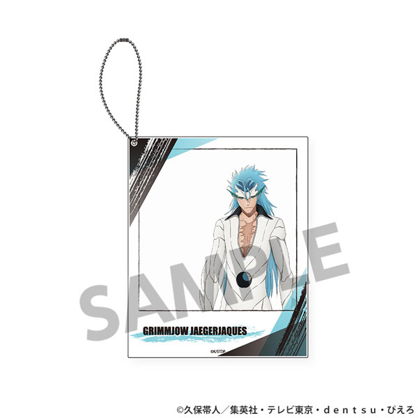Hobby Stock TV Anime "Bleach: Thousand-Year Blood War" Polaroid Style Acrylic Keychain Grimmjow Jaegerjaquez รูปภาพ 1