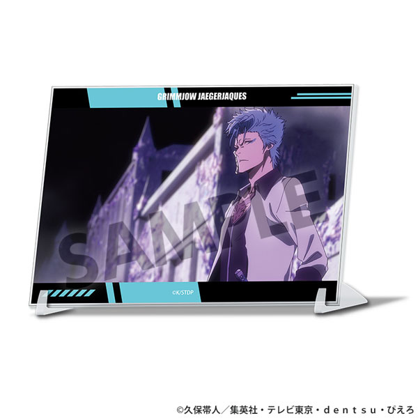 Hobby Stock TV Anime "Bleach: Thousand-Year Blood War" A6 Visual Acrylic Plate Grimmjow Jaegerjaquez รูปภาพ 1
