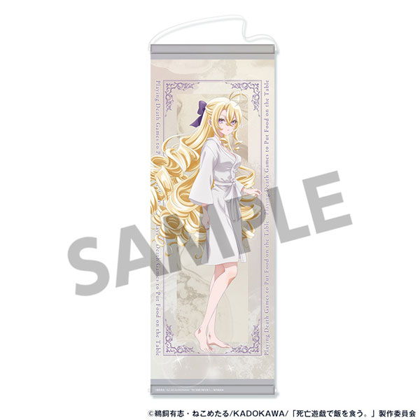 Hobby Stock Playing Death Games to Put Food on the Table Slim Wall Scroll Mishiro GOLDEN BATH ver. รูปภาพ 1