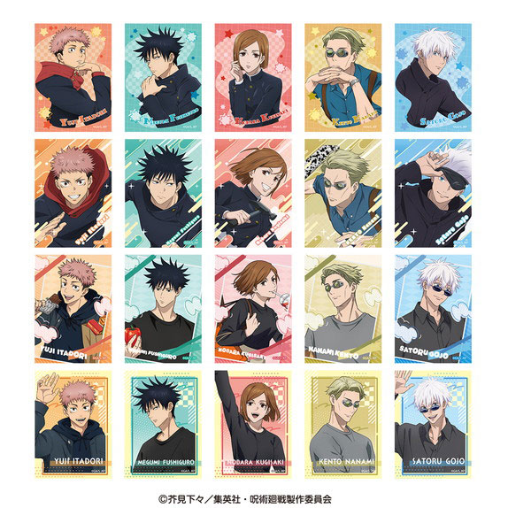 Ensky Anime "Jujutsu Kaisen" 5th Anniversary Mini Bromide (Glossy Card) Collection 10Pack BOX hình ảnh 1