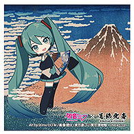Presence Katsushika Hokusai x Hatsune Miku iXima Sticker Fine Wind, Clear Morning Mini Chara รูปภาพ 1