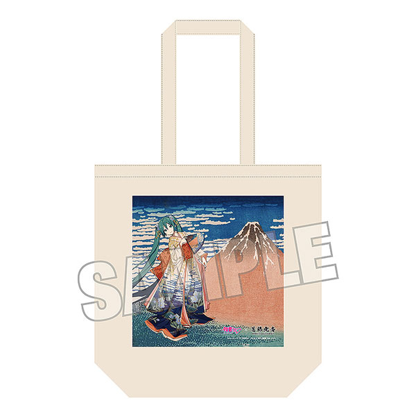 Presence Katsushika Hokusai x Hatsune Miku iXima Tote Bag Fine Wind, Clear Morning รูปภาพ 1