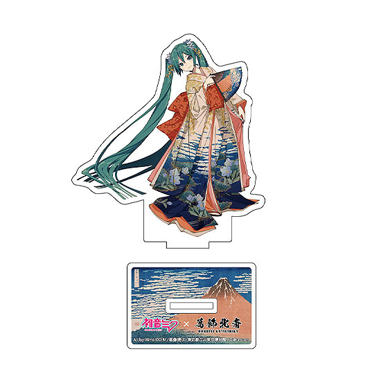 Presence Katsushika Hokusai x Hatsune Miku iXima Diecut Acrylic Stand Fine Wind, Clear Morning hình ảnh 1
