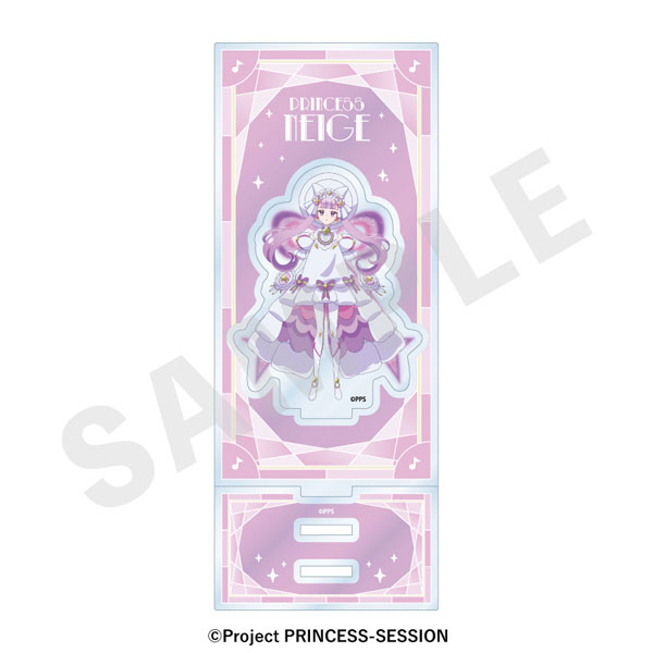 coly Original TV Anime "Princession Orchestra" -favorite series- Acrylic Stand w/Background (Princess Neige) รูปภาพ 1