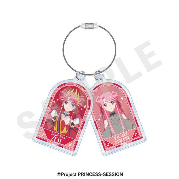 coly Original TV Anime "Princession Orchestra" -favorite series- Wire Acrylic Charm (Princess Zeal) รูปภาพ 1