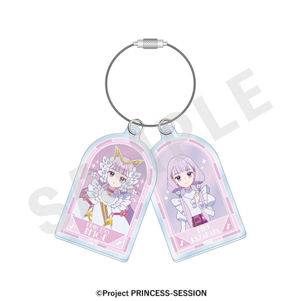 coly Original TV Anime "Princession Orchestra" -favorite series- Wire Acrylic Charm (Princess Neige) รูปภาพ 1