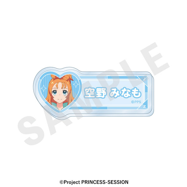 coly Original TV Anime "Princession Orchestra" -favorite series- Name Badge (Minamo Sorano) รูปภาพ 1