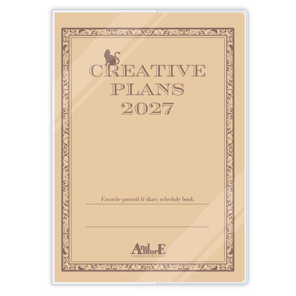 Hagoromo MONTHLY DIARY & Creative Plans 2027 (Creative Notebook 2027 Ver.)