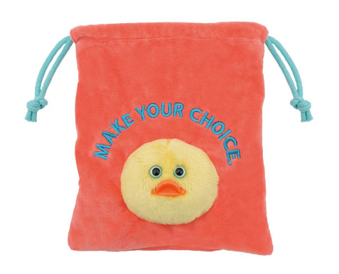 Ost mojojojo Plush Drawstring Bag Bird