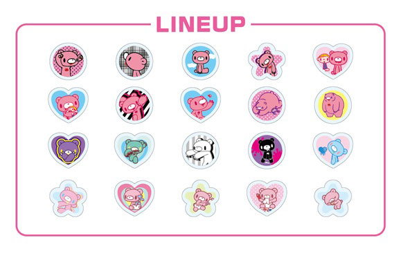 Ost Gloomy Ohajiki Shiny Sticker GLOOMY MIX