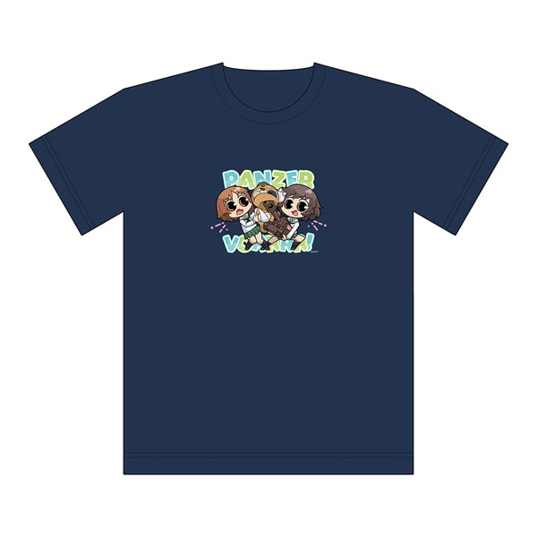 Curtain Damashii [Girls und Panzer das Finale] T-shirt (Miho Nishizumi & Yukari Akiyama) L Size