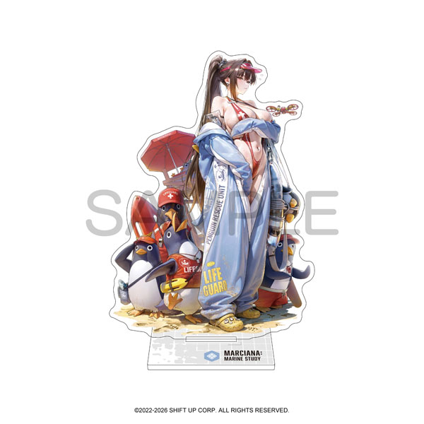 ALGERNON PRODUCT GODDESS OF VICTORY: NIKKE Acrylic Stand Marciana: Marine Study รูปภาพ 1
