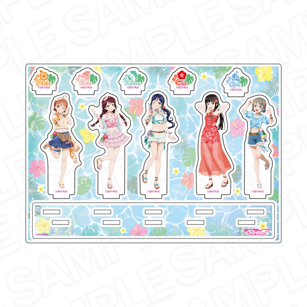 Contents Seed Love Live! Sunshine!! Acrylic Diorama A Aloha Outfit ver.