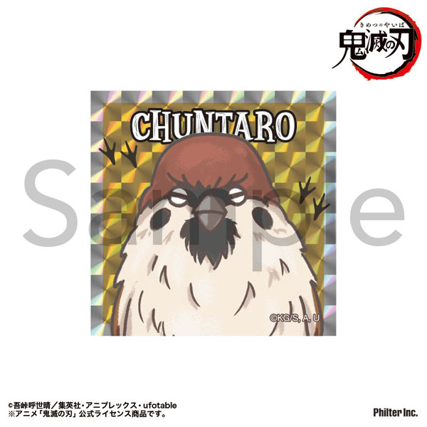 Philter, Inc. Anime "Demon Slayer: Kimetsu no Yaiba" Shiny Sticker Chuntaro
