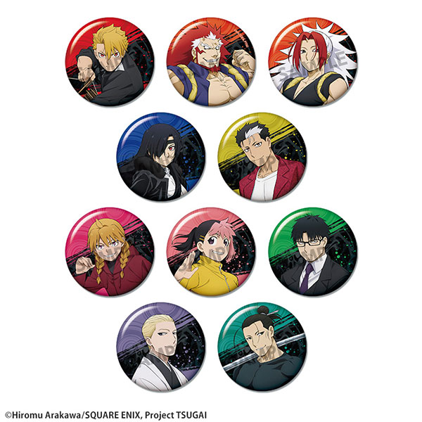Hobby Stock TV Anime "Daemons of the Shadow Realm" Trading Tin Badge 10Pack BOX รูปภาพ 1