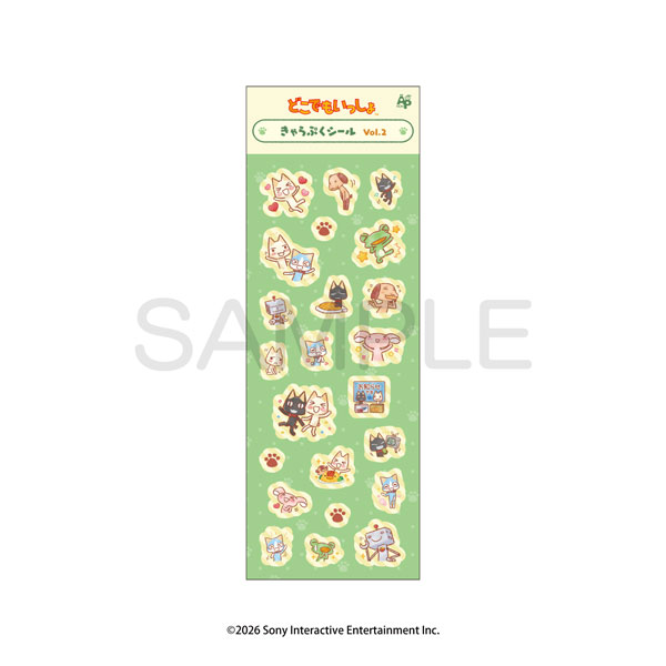 ALGERNON PRODUCT Doko Demo Issho Chara Puku Sticker Vol.2 이미지 1