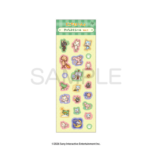 ALGERNON PRODUCT Doko Demo Issho Chara Puku Sticker Vol.1 이미지 1