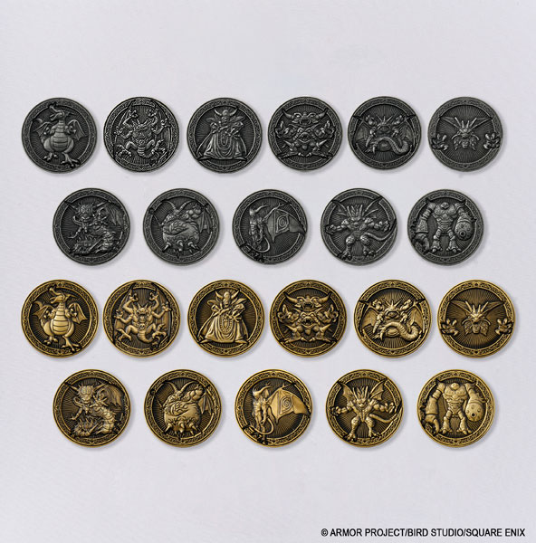 Square Enix Dragon Quest Legendary Demon Has Appeared! Collectable Medal 22Pack BOX รูปภาพ 1