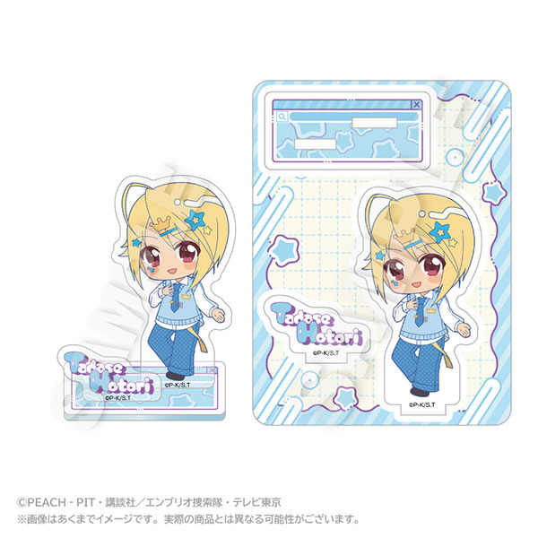Stella Notes TV Anime "Shugo-chara!" Mini Chara Acrylic Mascot vivid ver. Tadase Hotori hình ảnh 1