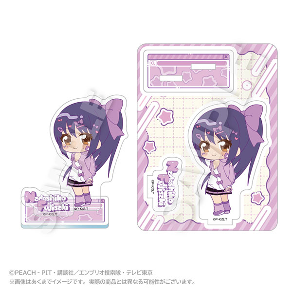 Stella Notes TV Anime "Shugo-chara!" Mini Chara Acrylic Mascot vivid ver. Nadeshiko Fujisaki 이미지 1