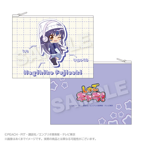 Stella Notes TV Anime "Shugo-chara!" Flat Pouch vivid ver. Nagihiko Fujisaki รูปภาพ 1