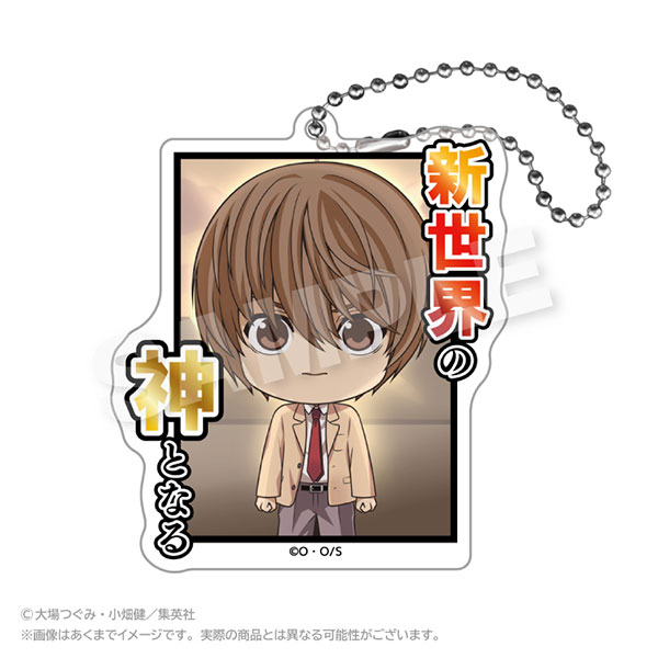 Stella Notes Death Note Acrylic Keychain Famous Scene ver.2 Light Yagami B รูปภาพ 1