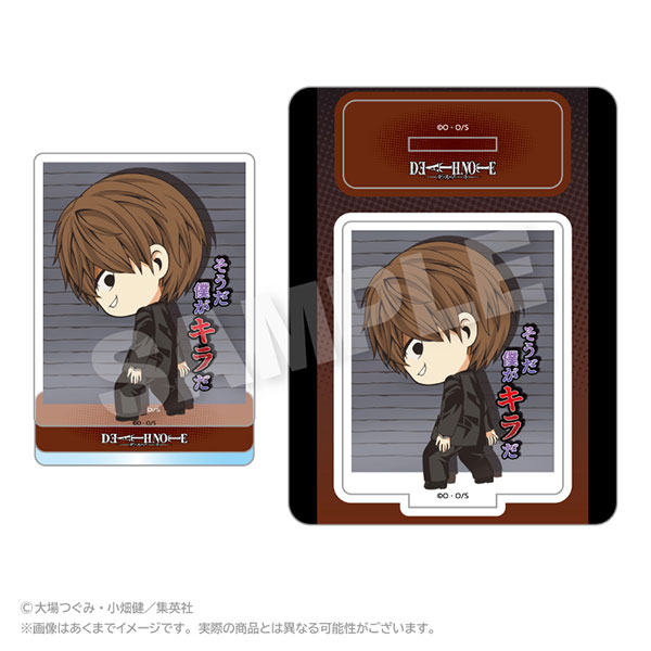 Stella Notes Death Note Acrylic Mascot Famous Scene ver.2 Light Yagami A 画像 1