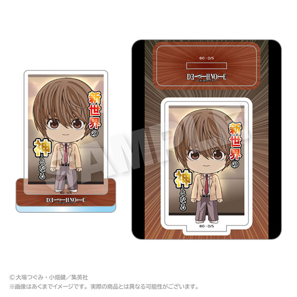 Stella Notes Death Note Acrylic Mascot Famous Scene ver.2 Light Yagami B 画像 1