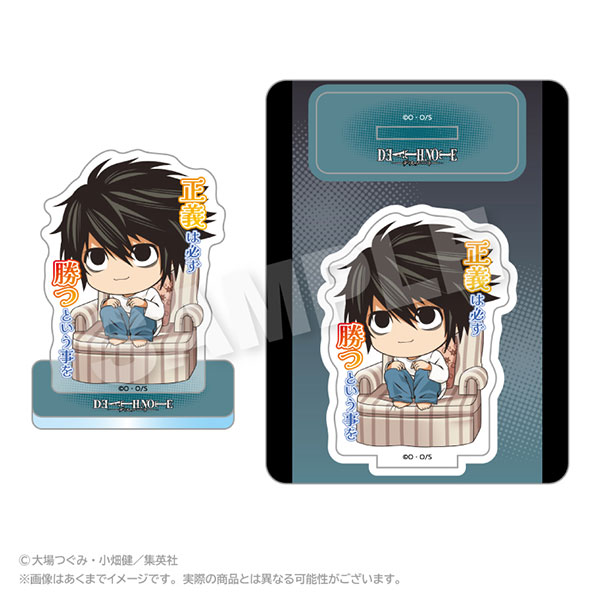 Stella Notes Death Note Acrylic Mascot Famous Scene ver.2 L 画像 1