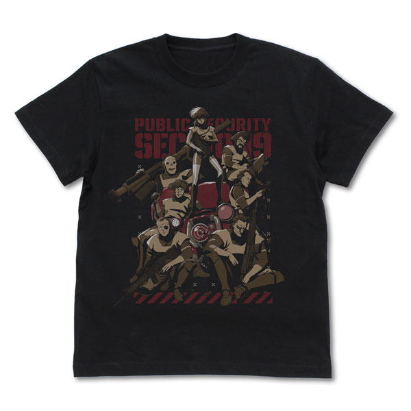 COSPA Ghost in the Shell TGITS Public Security Section 9 T-shirt /BLACK-S รูปภาพ 1